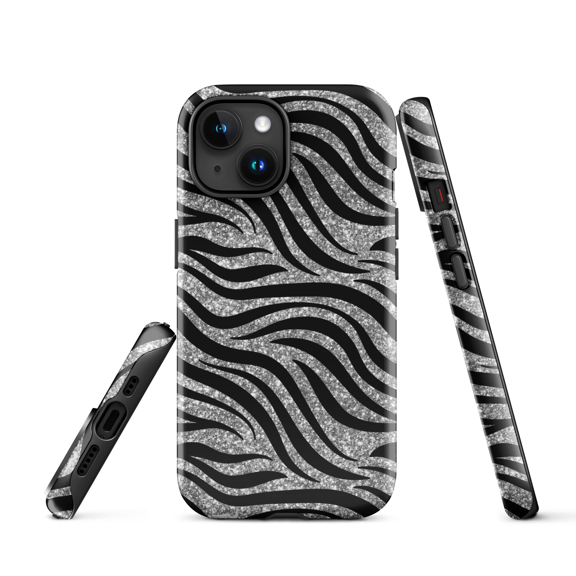 Zebra Animal Print iPhone 15 Pro Case