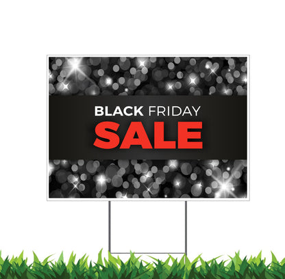 FridaFriday Storefront Yard Sign Sparkle