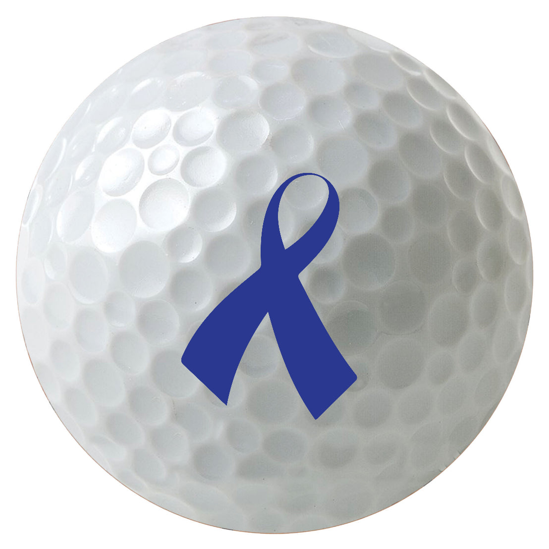 Charity-Ribbon-Golf-Balls-Blue