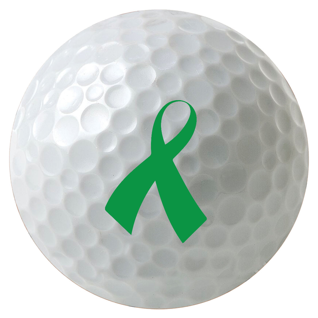 Charity-Ribbon-Golf-Balls-Green