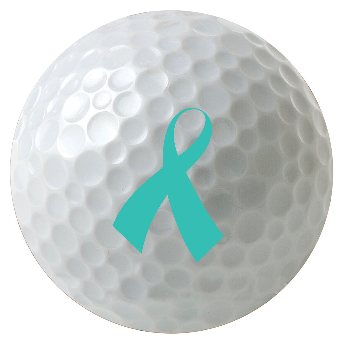 Charity-Ribbon-Golf-Balls-Teal