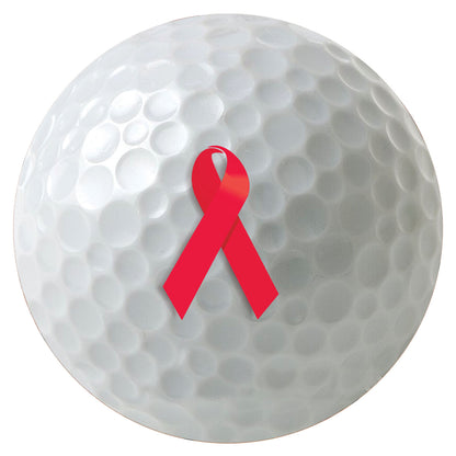 Charity Red Ribbon Golf Balls