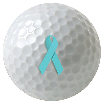 Charity Teal Ribbon Golf Balls