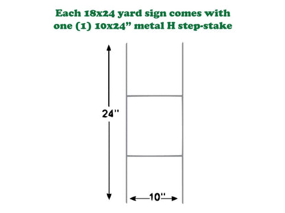 Holiday Packages and Deliveries Leave Here, 18x12, 24x18, 36x24, H-Stake Included, v1