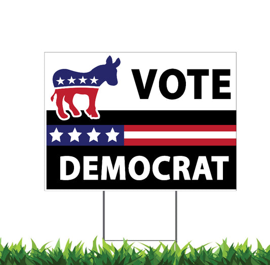 Vote-Democrat-Political-Yard-Sign