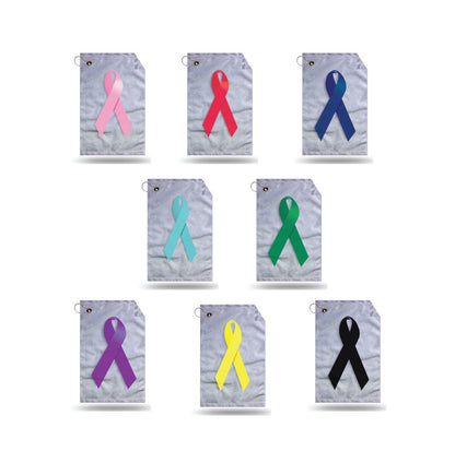 Charity Awareness Ribbon Golf Towel