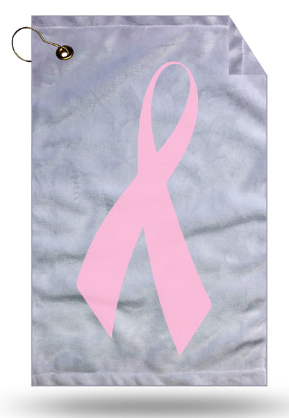 Pink Ribbon Charity Golf Towel