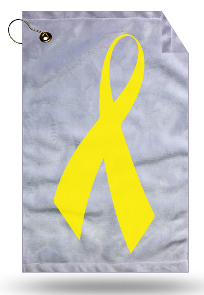 Yellow Ribbon Charity Golf Towel