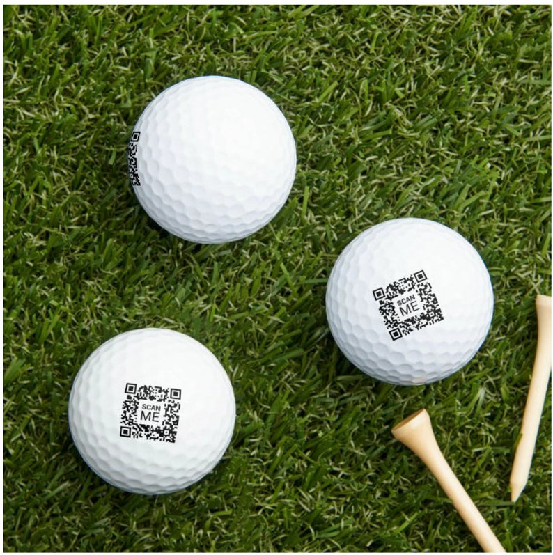 Custom QR Code Golf Balls